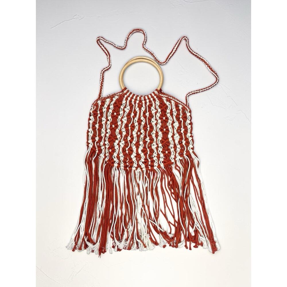 Venus Boho Hippie Macrame Fringe Crossbody Hand Bag Purse Festival Western